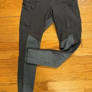 Green and Tan Leggings